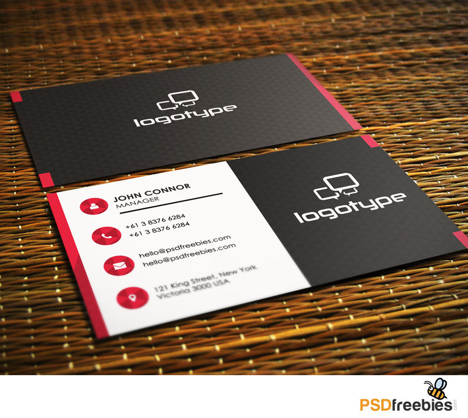 Corporate Business Card Templates Free Download