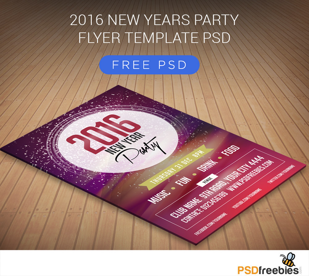 Free New Years Eve Party Flyer Templates