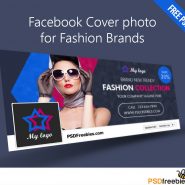 Facebook Cover photo for Fashion Brands Free PSD