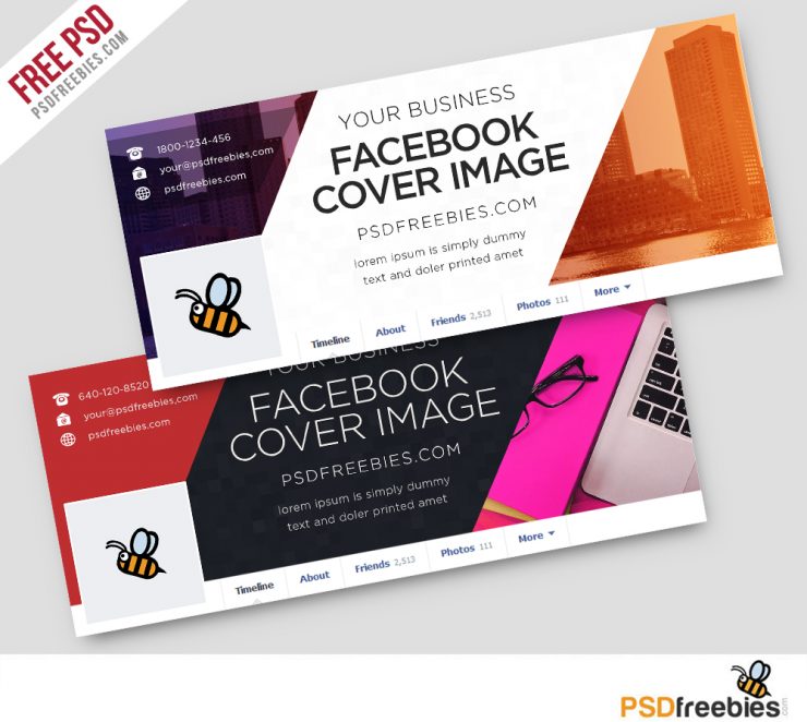 Corporate Facebook Covers Free PSD Template