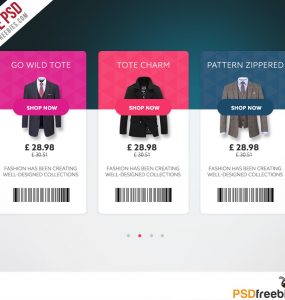 Ecommerce Product View Card Free UI PSD