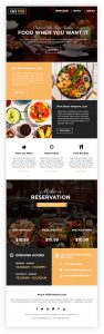 Food and Restaurent E-newsletters Free PSD Template