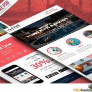 Hotel Deals and offers Newsletter Template Free PSD
