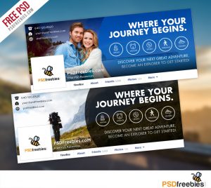 Travel Facebook Timeline Covers Free PSD Templates