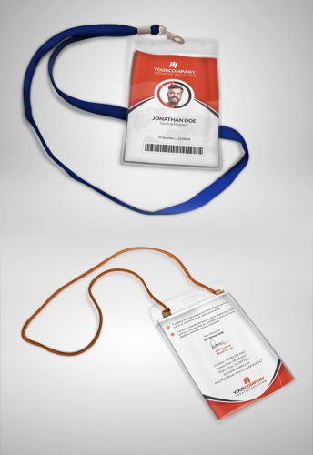 Multipurpose Office ID Card Template PSD | PSDFreebies.com