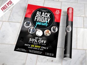 Black Friday Sale Flyer Free PSD