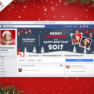 Christmas Facebook Cover Free PSD