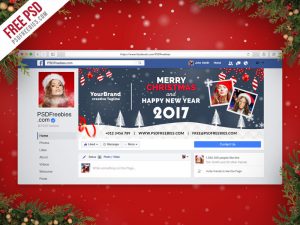 Christmas Facebook Cover Free PSD