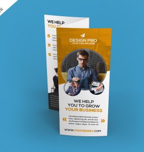 Corporate Trifold Brochure Template Free PSD