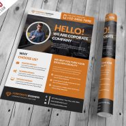 Corporate and Clean Business Flyer PSD Template