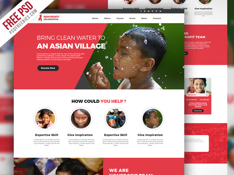 Free Website Templates For Nonprofit Organizations