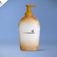 Soap Dispenser Bottle Mockup Free PSD