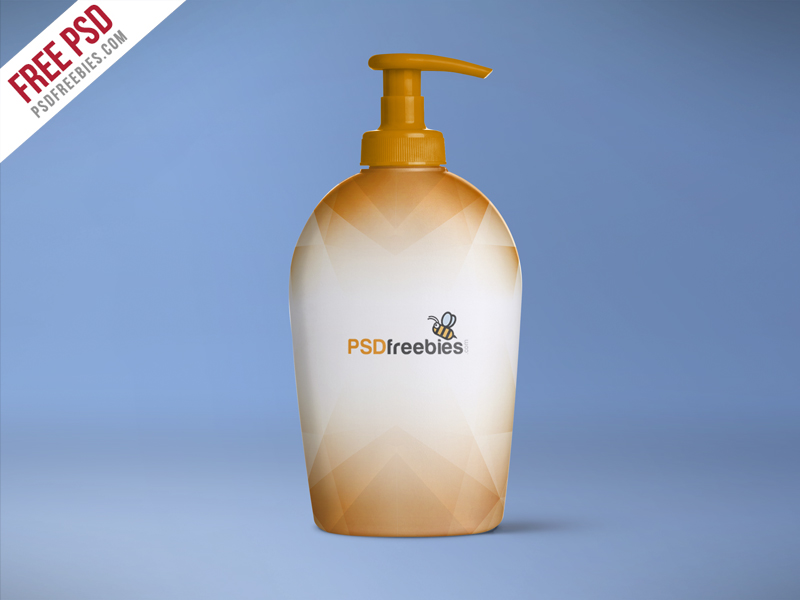 Download Soap Dispenser Bottle Mockup Free PSD | PSDFreebies.com