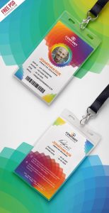 Corporate Branding Identity Card Free PSD