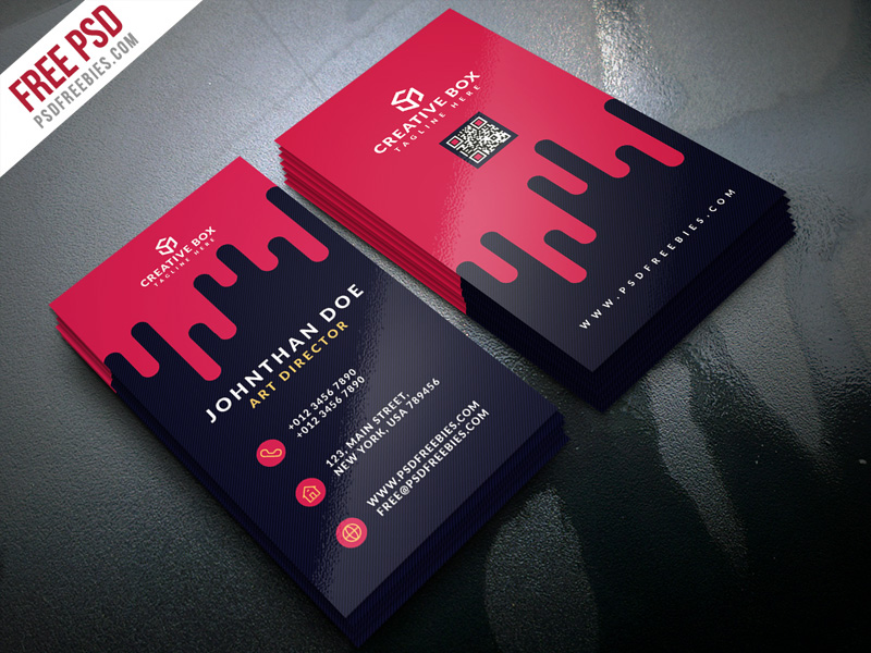 Creative Digital Agency Business Card Template PSD ...