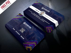 Creative Business Card Template Free PSD