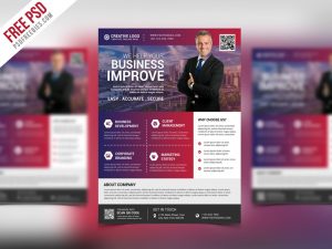 Multipurpose Creative Business Flyer PSD Template