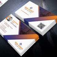 Real Estate Business Card Template PSD