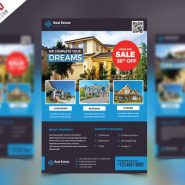 Real Estate Flyer PSD Free Template