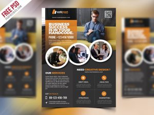Corporate Flyer Template Free PSD