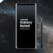 Galaxy Note 8 Mockup PSD