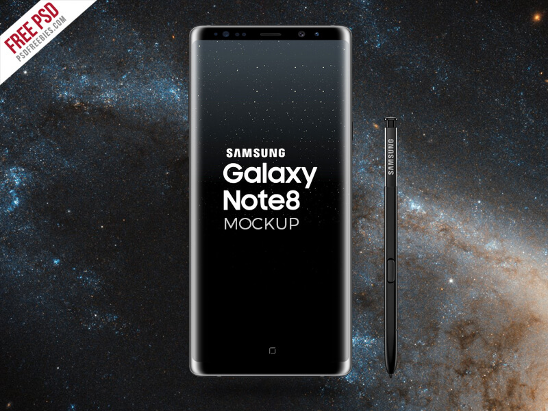 Download Galaxy Note 8 Mockup PSD | PSDFreebies.com