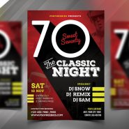 Classic Event Party Flyer PSD