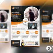 Free Corporate Flyer PSD Template Set