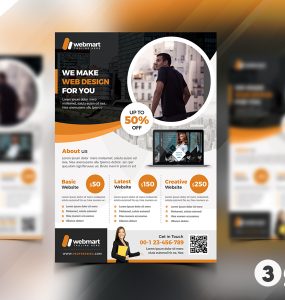Free Corporate Flyer PSD Template Set