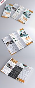 Trifold Brochure Template Free PSD