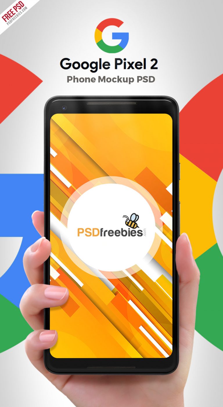 Download Google Pixel 2 Phone PSD Mockup | PSDFreebies.com