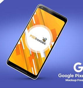 Google Pixel 2 XL Mockup Free PSD