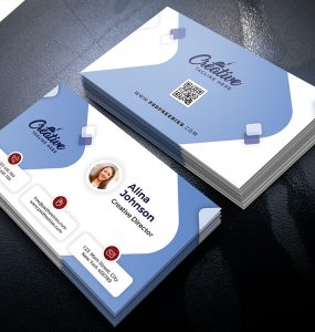 Clean Business Card Design Free PSD