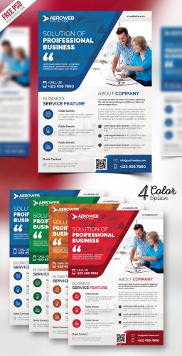 Corporate Flyers Free PSD Bundle | PSDFreebies.com