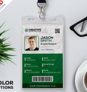 Free Office Identity Cards Design PSD Bundle