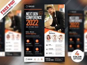 Conference Promotion Flyer Design PSD