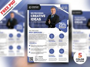 Corporate Business Flyer Design PSD Bundle