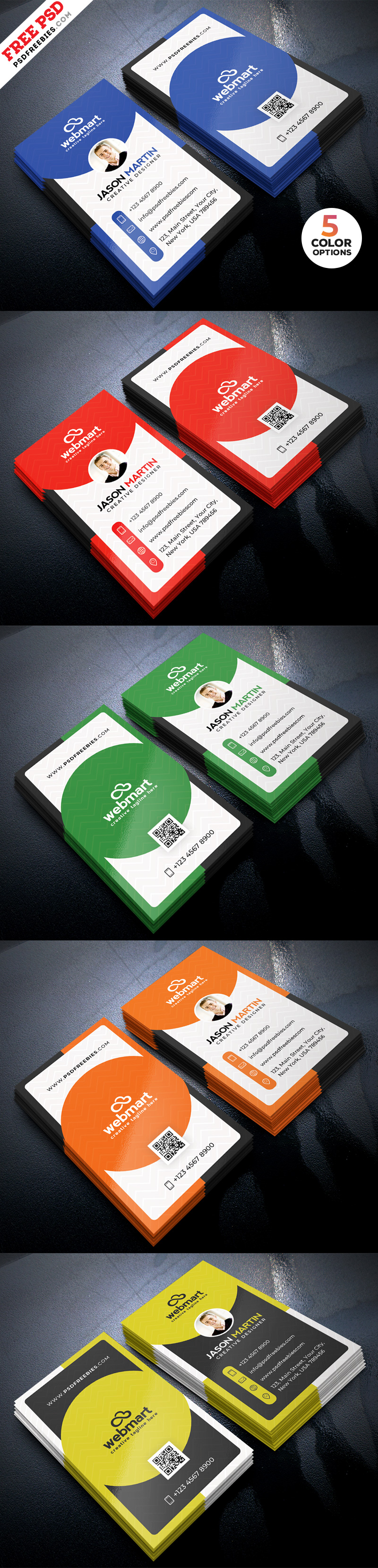 Creative and Clean Business Card PSD