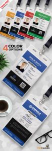 Office ID Card Design PSD Set