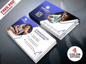 Modern Business Card Design Templates PSD