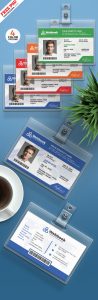 Free ID Card Template PSD Set