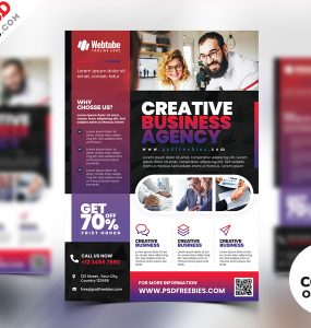 Multipurpose Business Flyer Free PSD Templates