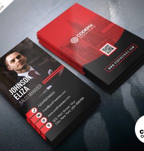 Modern Corporate Business Cards Design PSD