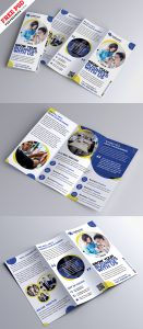 Business Trifold Brochure Design PSD
