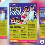 School Admission Open Flyer PSD