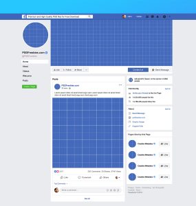 New Facebook Page Mockup