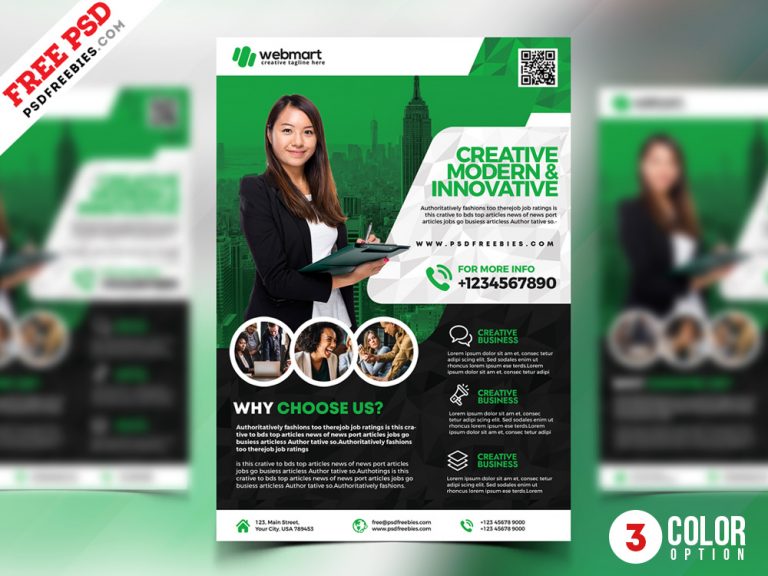 PSD Business Promotion Flyer Template | PSDFreebies.com