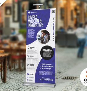 PSD Professional Roll Up Banner Design