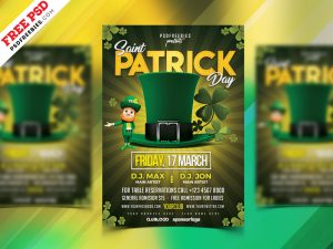 Saint Patrick's Day Flyer Design Free PSD