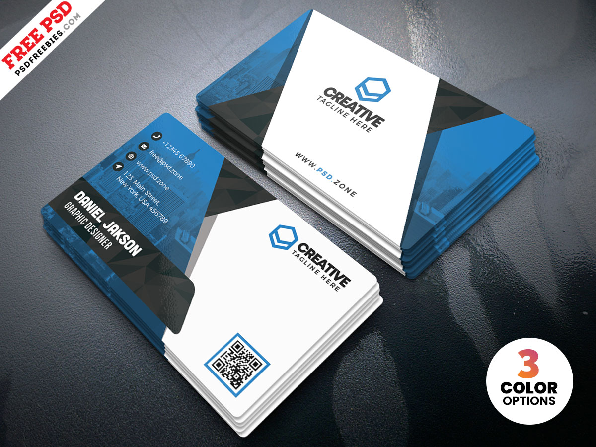 Business Card Design PSD Templates – PSDFreebies.com In Psd Visiting Card Templates